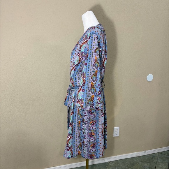 Vera Bradley Womens Plush Robe Size S/M Colorful Paisley Comfy Cozy Loungewear - Picture 3 of 9